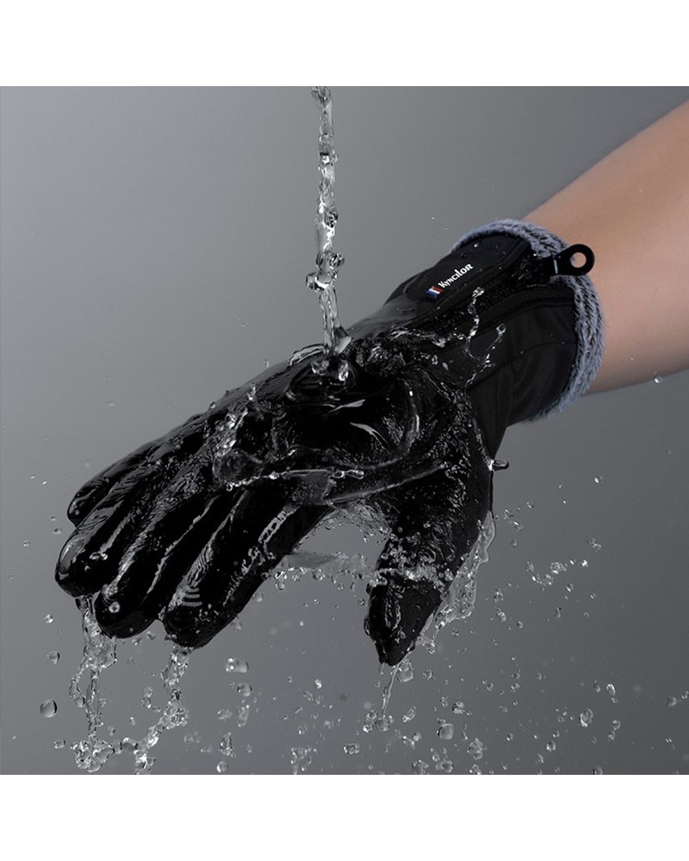 Winter Gloves For Men Plus Velvet Warm Touchscreen Cold Glove Waterproof Windproof Non-Slip Outdoor Sport Riding Womens front-3