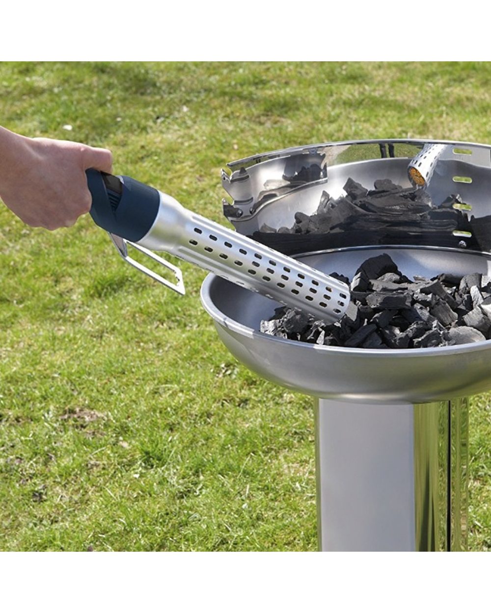 Kamado Smoker BBQ Starter Grill Fire Lighting Tools Premium Electric Charcoal Lighter front-5