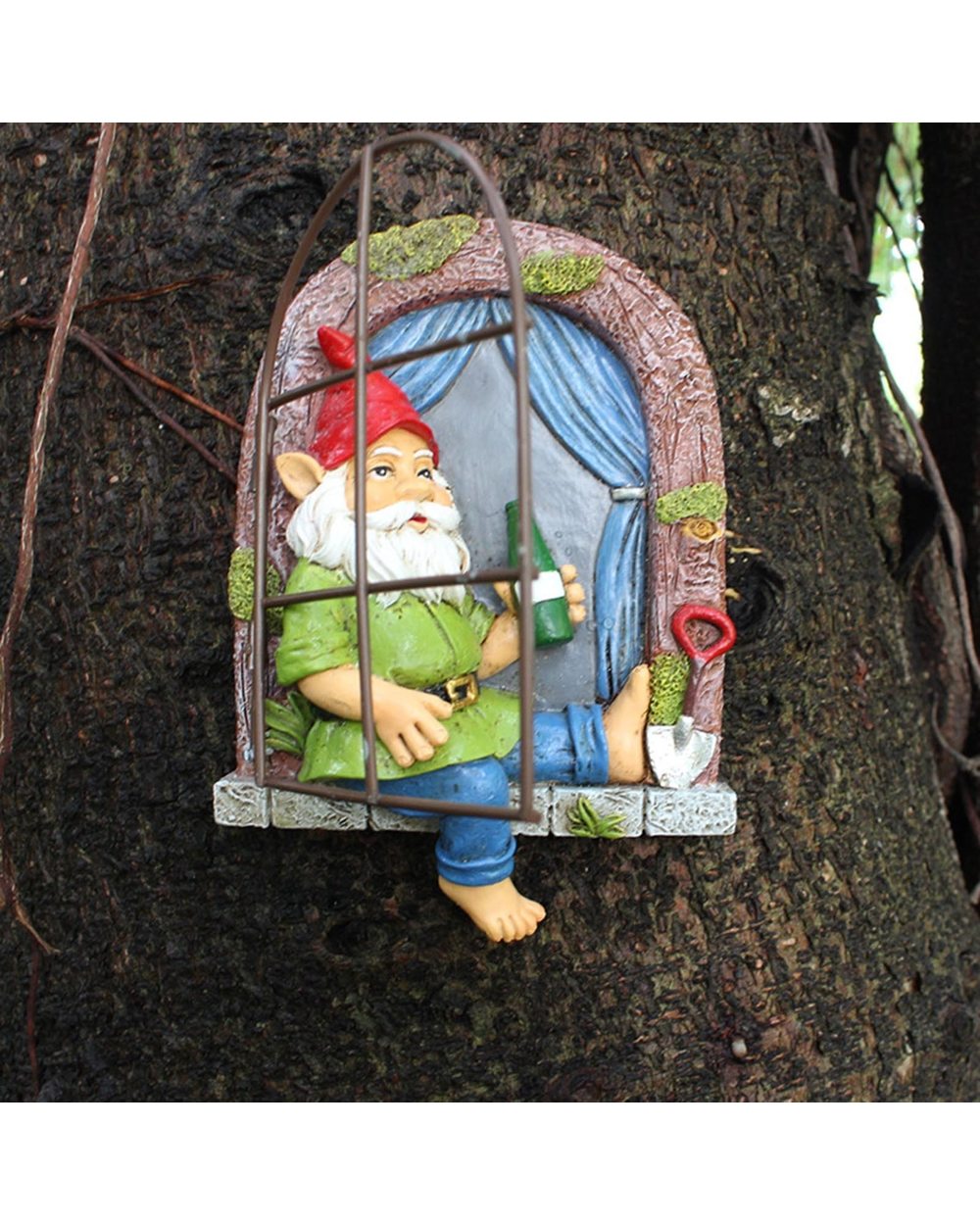 Fairy Drunk Dwarf Statuette Garden Decoration Miniature Gardening Gnomes Figurines Resin Gnome Landscape Dwarfs Statue front-0