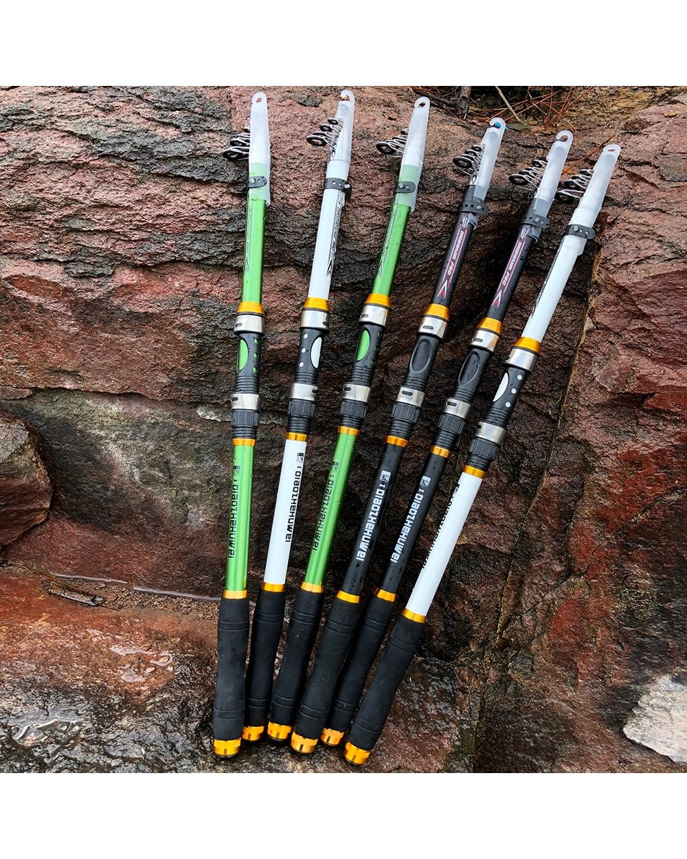 GHOTDA Carp Fishing Rod feeder Hard FRP Carbon Fiber Telescopic Fishing Rod fishing pole front-2