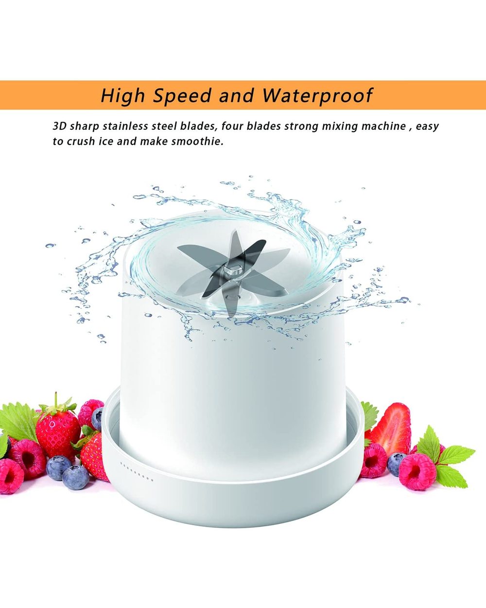 Portable Electric Juicer Cup Blender front-3