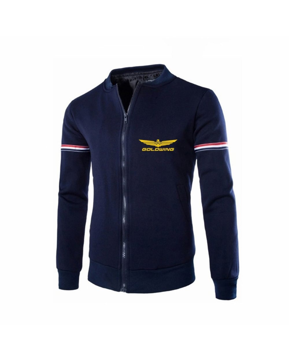GL 1800 Spring Autumn Thin White Bomber Flight Rain Windbreaker Wwaterproof Air Force Baseball Jacket front-4