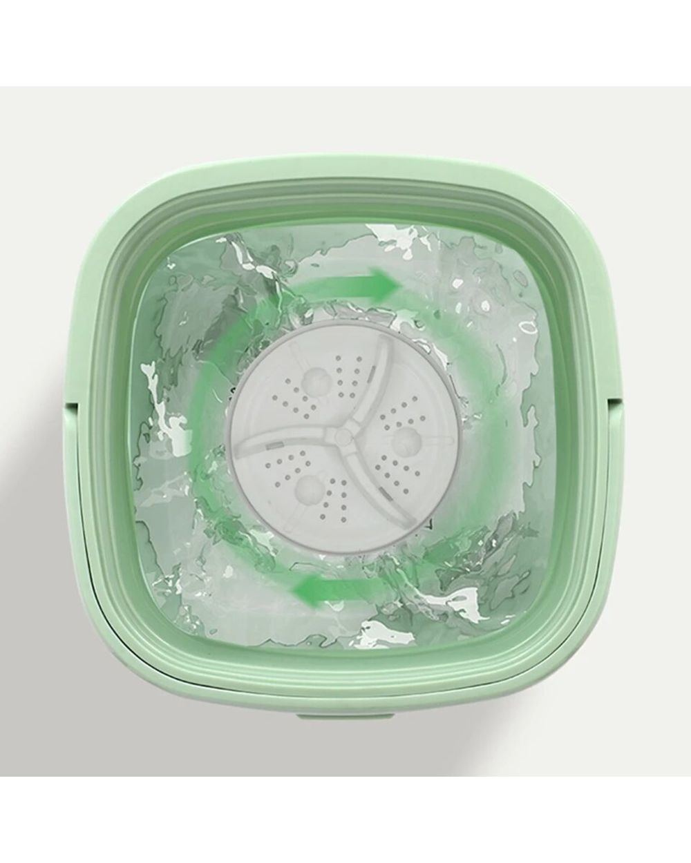 Portable Folding Washing Machine With Drain Bucket For Clothes Socks Underwear Cleaning Washer Mini Small Travel Washin front-1