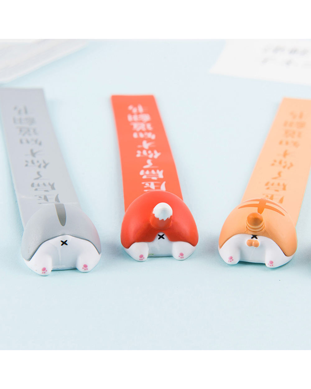 1Pc Cute Animal Ass Bookmarks Creative Cat Dog Book Marks For Kids Girls Gift Office School Supplies Novelty Kawaii Sta front-2