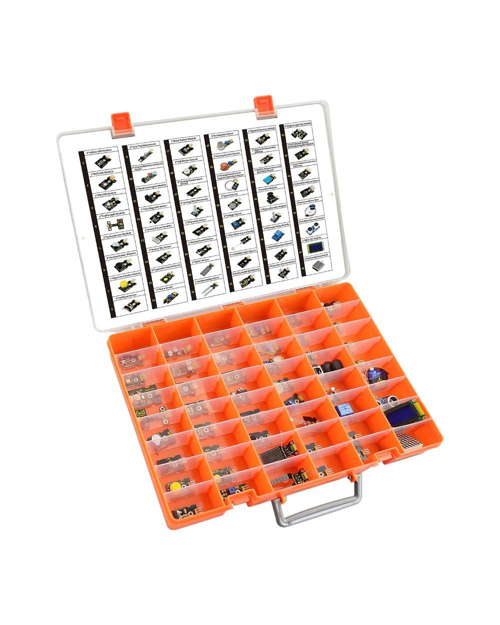Keyestudio Sensor Starter Kit 48 In 1 With Gift Box For Arduino Uno/ 2560Mega Starter Sensor Kit Diy Projects (48Pcs S front-1