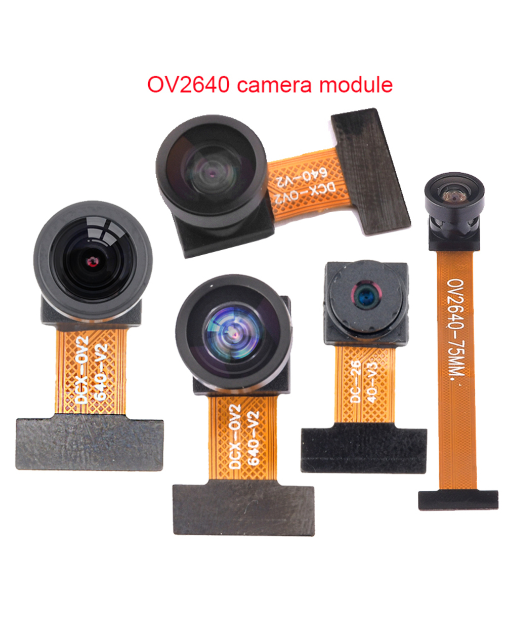 Ov2640 Camera Module 2 Million Pixels Dvp Interface Esp32 Mcu Camera 66/160 Degrees 21/75Mm 24Pin0.5Mm Spacing Wide-Ang front-5