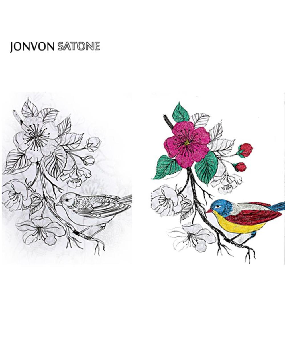 Jonvon Satone 48 Colors Pen Function Pens Painting Supplies Stationery Drawing Markers Pen Escolar Writing Gel School S front-3
