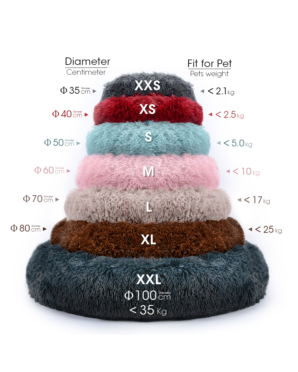 Ragdoll Cat Bed House Long Plush Pet Bed For Cats Cushion For Dogs Mat Warm Pet Home Washable front-3