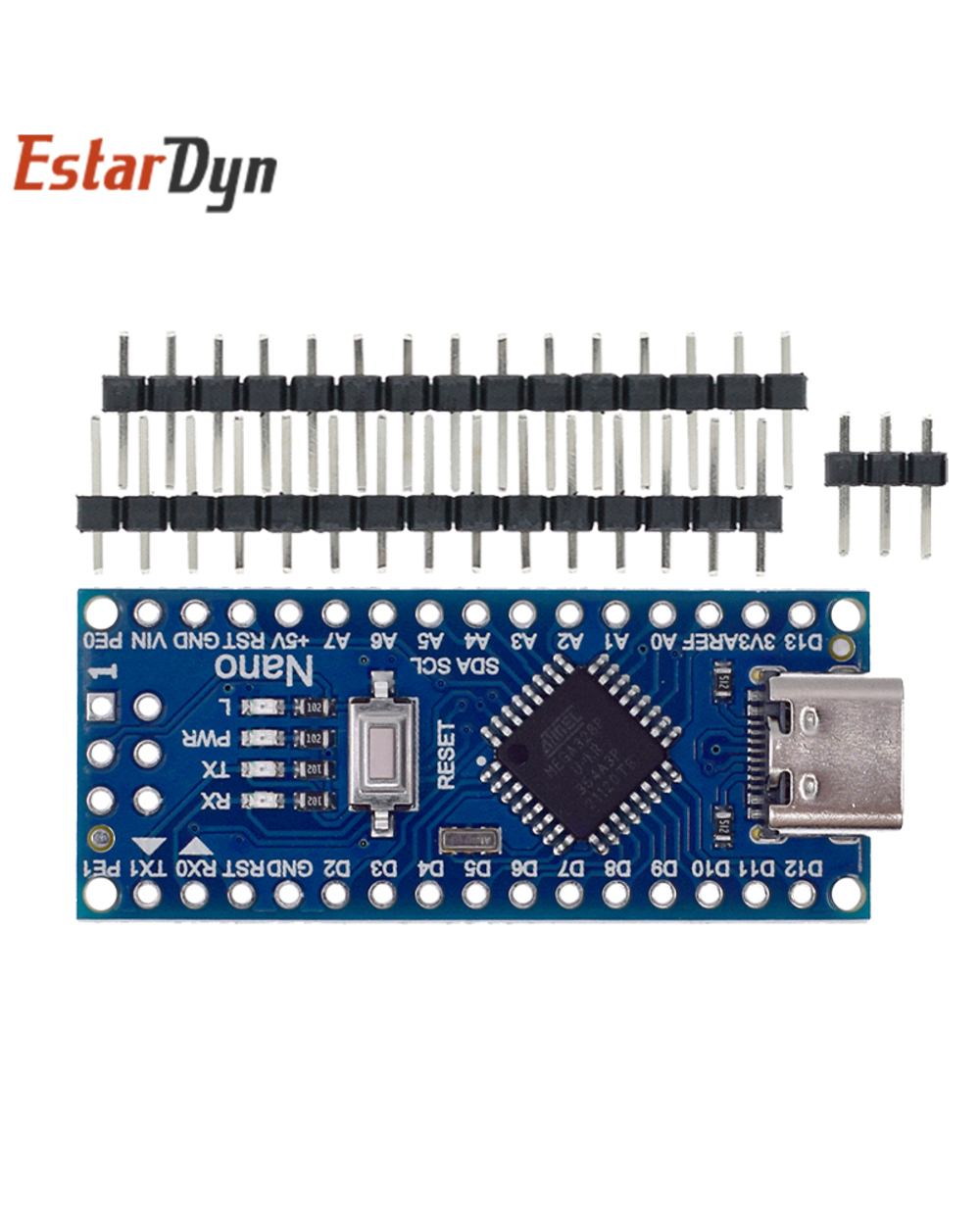 Nano 3.0 Mini Type-C Micro Usb With The Bootloader Compatible Nano Controller For Arduino Ch340 Usb Driver 16Mhz Atmega front-4