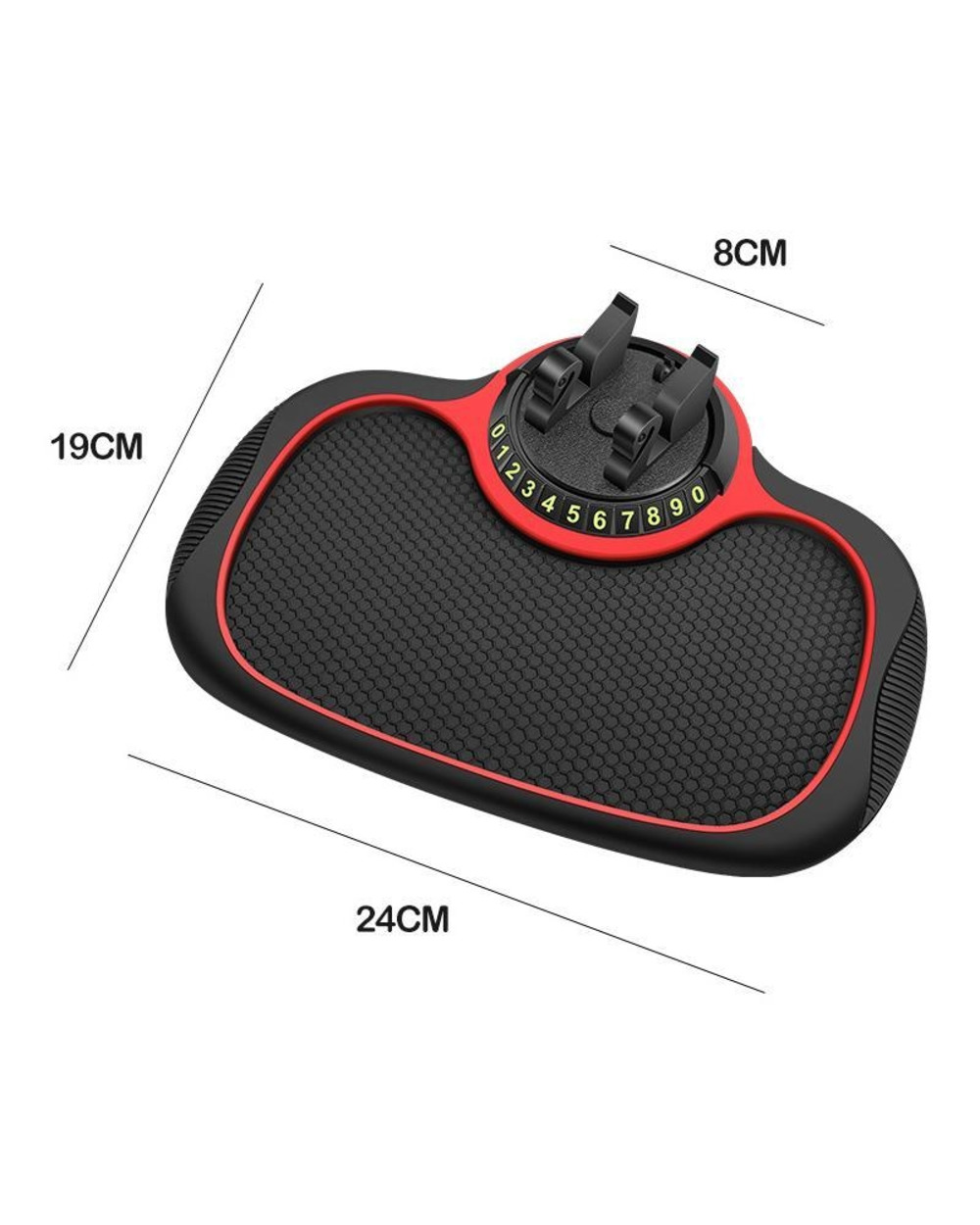 Car Non-slip pad Cell phone Navigation frame Number card Hidden Multifunctional Swan bracket front-2