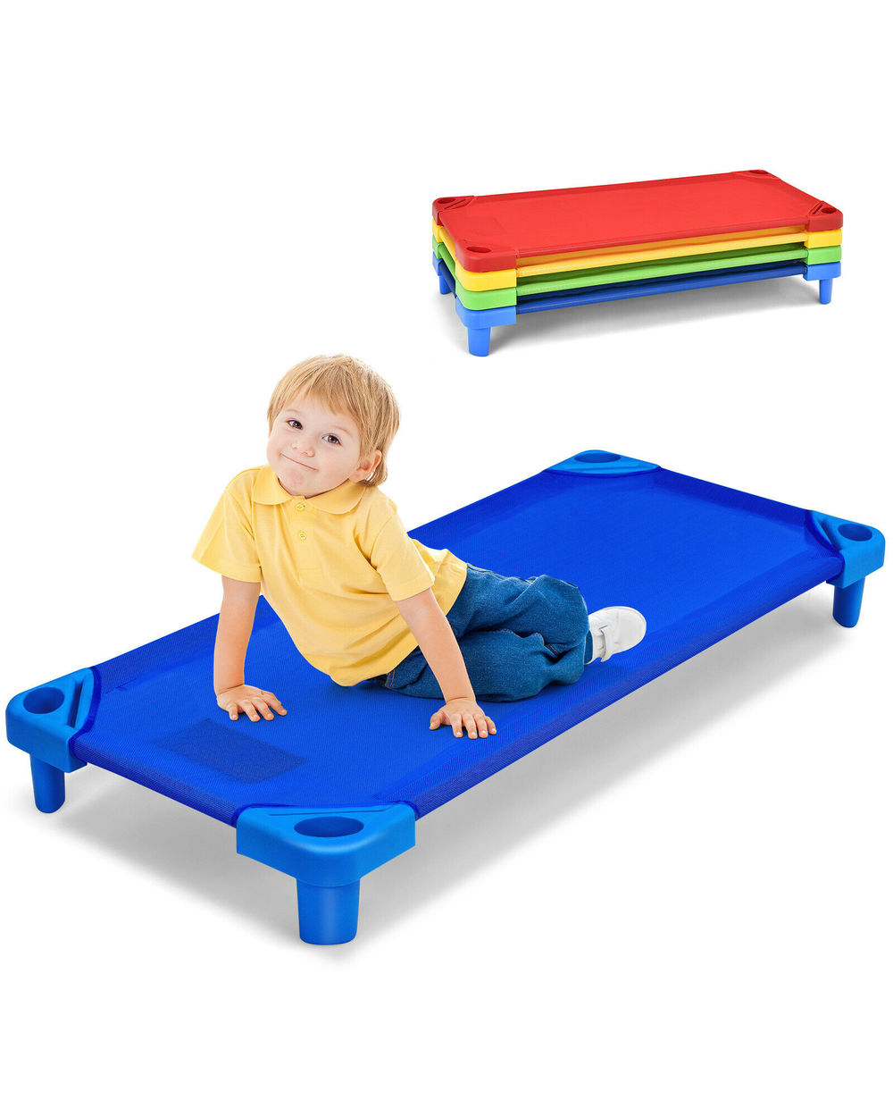Kids Stackable Naptime Cot front-0