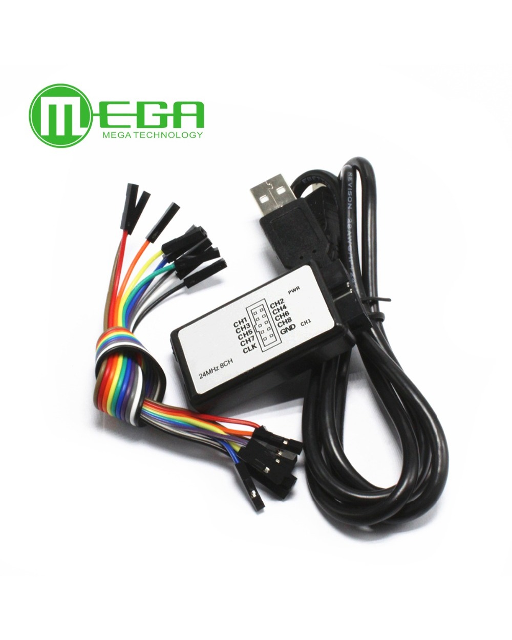 1Sets New Arrival Usb Logic Analyze 24M 8Ch front-0