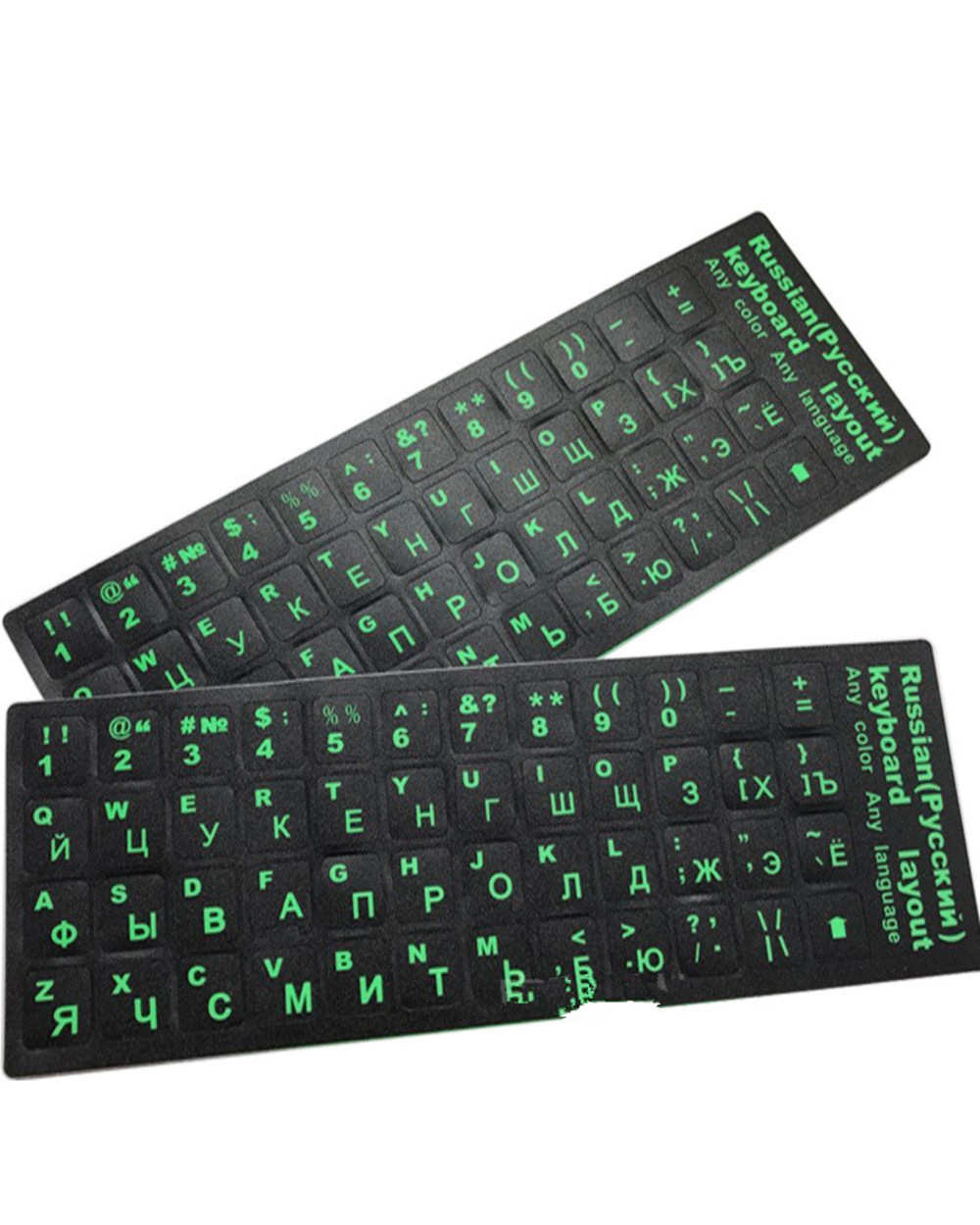 Multi-Lingual Arabic Spanish Keyboard Stickers For Notebook Computer Desktop Keyboard Cover Covers Russia Sticker For L front-3
