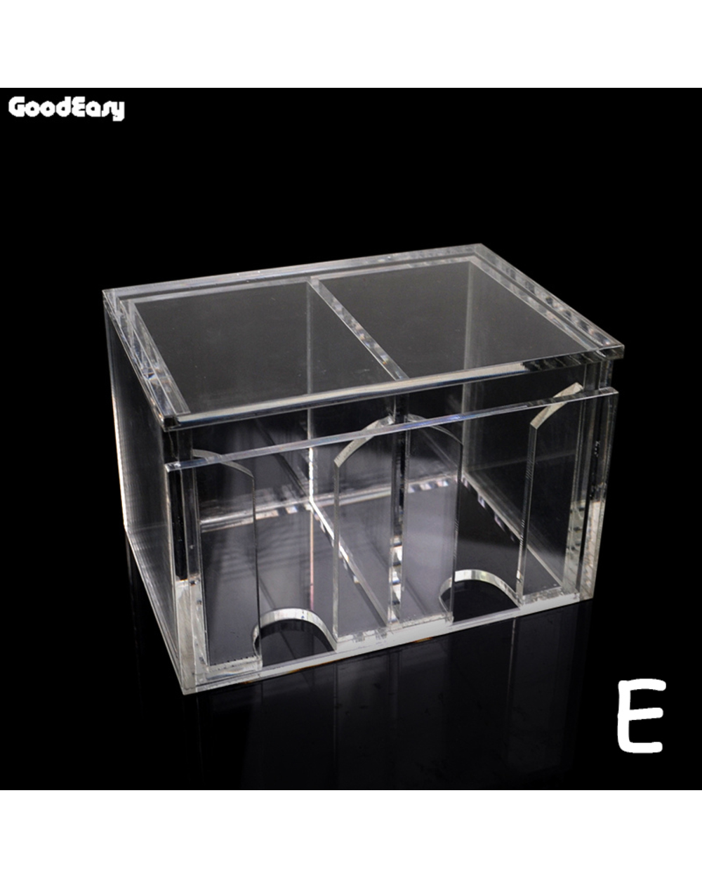High Quality Playing Card Holder Clear Acrylic Texas Poker Card Box Black Jack Baccarat Casino Board Game Accry front-4