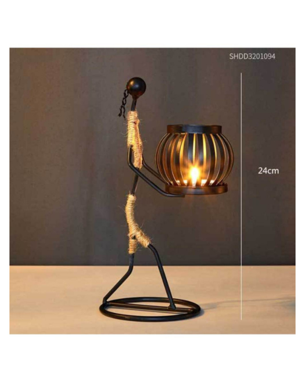 Metal Modern Creative Candle Holder front-0