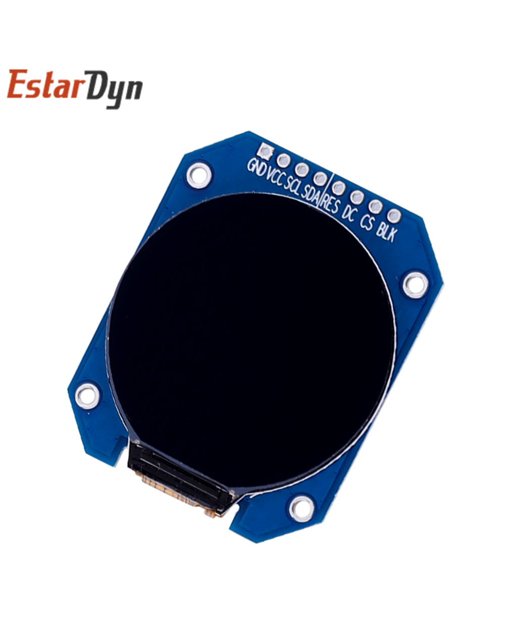 Dc 3.3V 1.28 Inch Tft Lcd Display Module Round Rgb Ips Hd 240X240 Resolution Gc9a01 Driver 4 Wire Spi Interface Adapter front-3