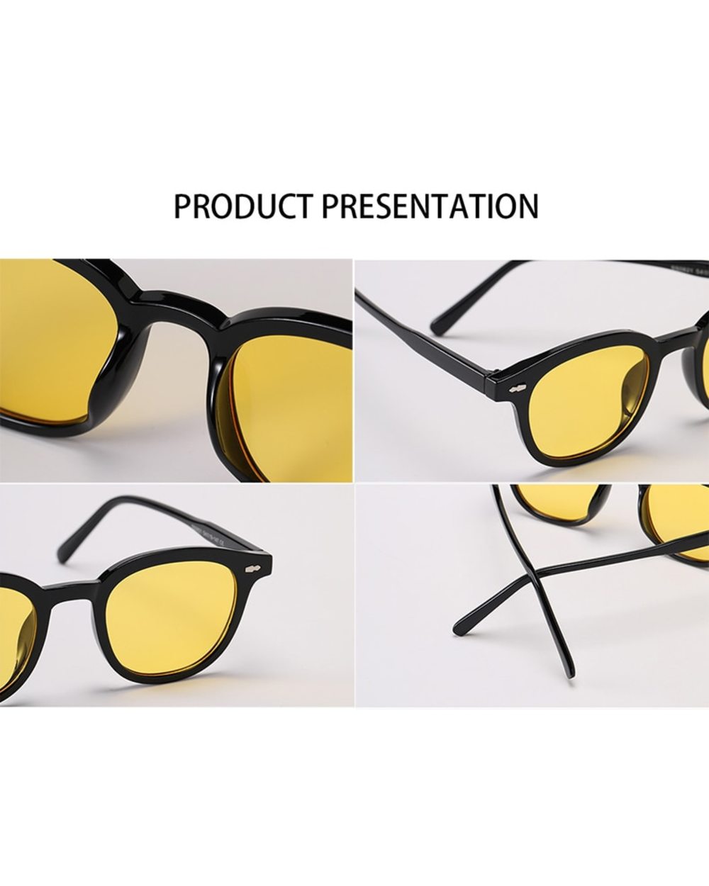 Jackjad 2022 Fashion Cool Vintage Round Style Day Sunglasses Women Tint Ocean Lens Ins Stylish Brand Design Sun Glasses front-5