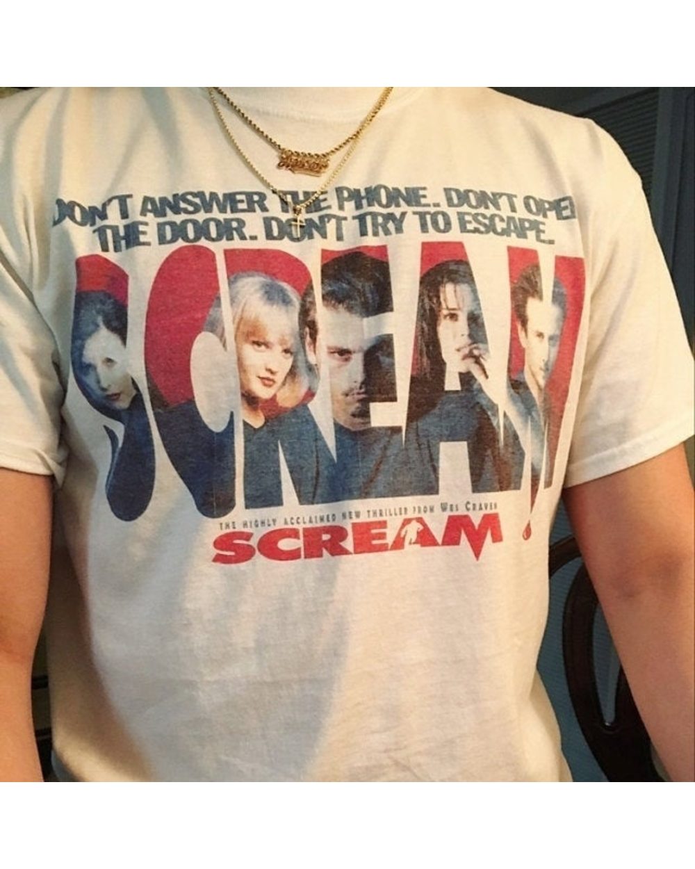 kuakuayu HJN Scream Fashion TeesDont Answer the Phonedont Open the Door Dont Try to Escape Women Tees Scream T-Shirt front-0