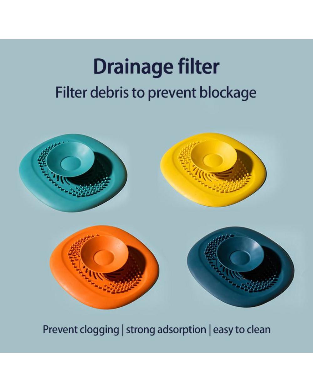 Washbasin Drain Hair Catcher Bath Stopper Plug Sink Strainer Filter Kitchen Bathroom Anti-Clogging Sink Strainer Shower front-5