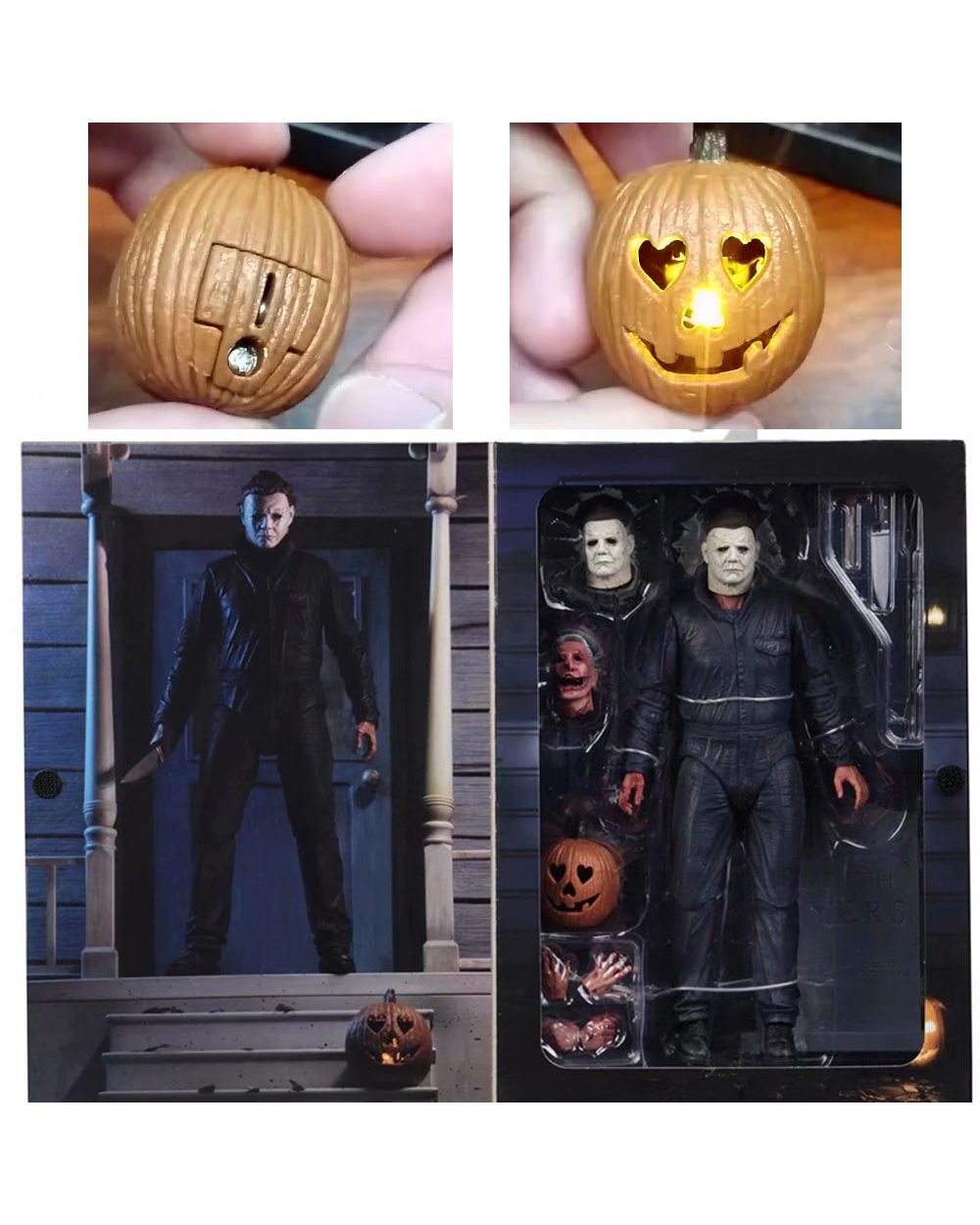 E Michael Myers Figure NECA Original Halloween Ultimate Michael Myers PVC Action Figure Toy Doll Christmas Gift for Kids front-0