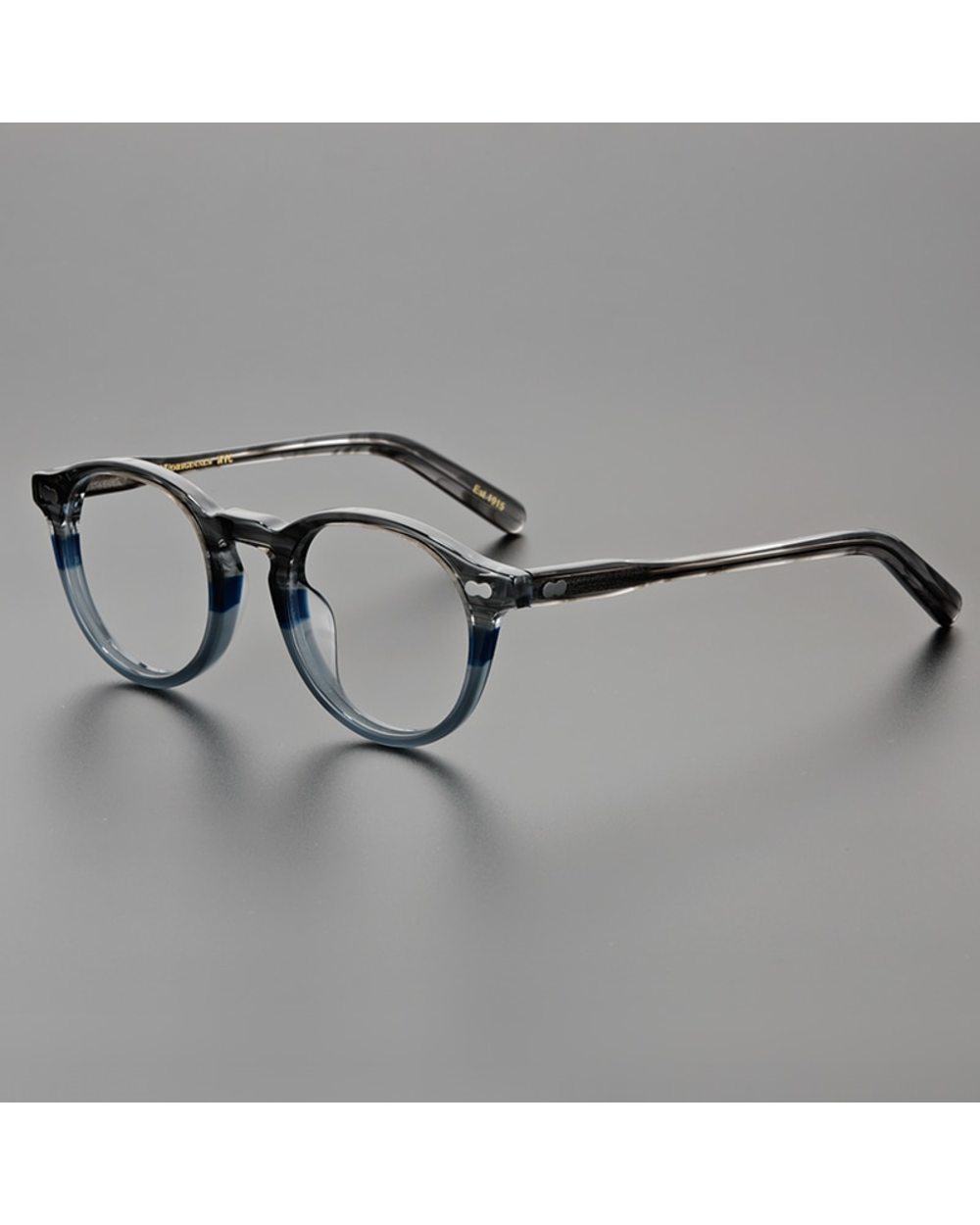 Retro Glasses Frame Men High Quality Round Acetate Designer Optical Miltzen Eyewear Myopia Reading Women Prescription E front-2