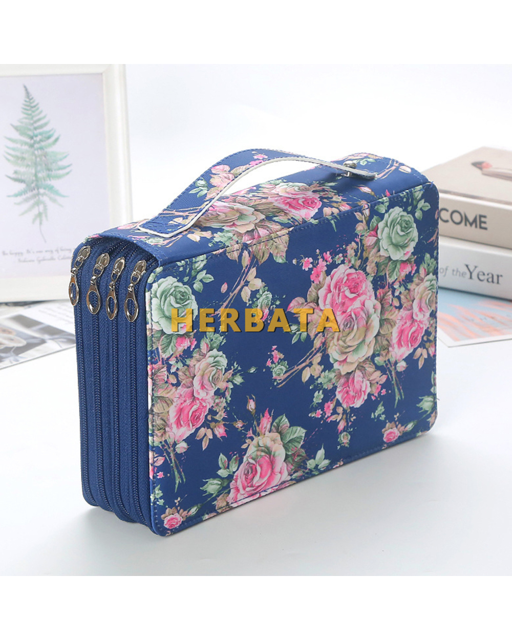 200-Hole Pen Curtain Creative Sketching Multifunctional Large-Capacity Painting Student Pencil Case Set front-2