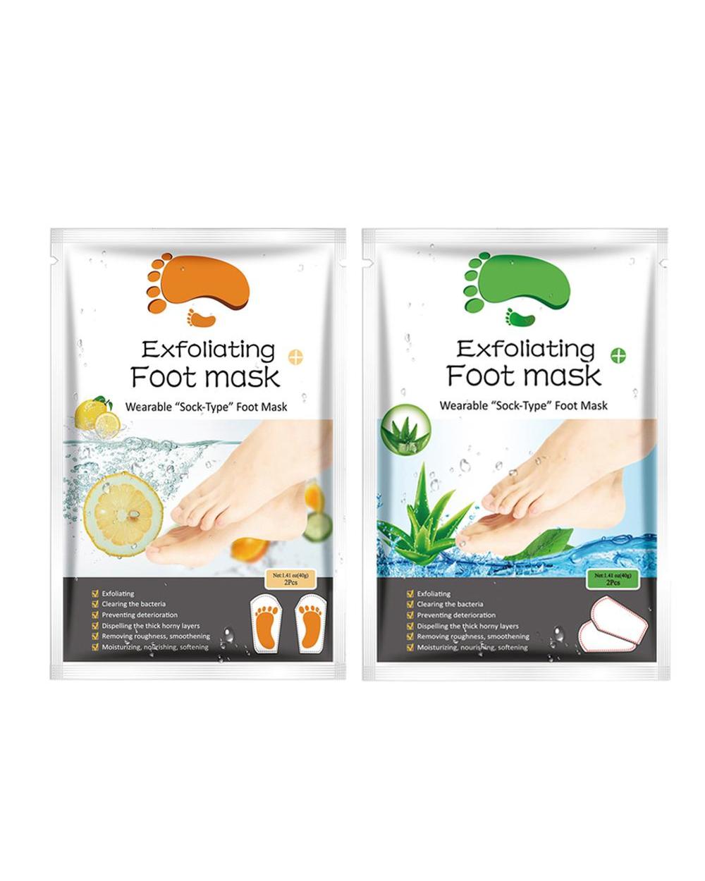 1Bag-2pcs Exfoliating Foot Mask Socks For Pedicure front-1