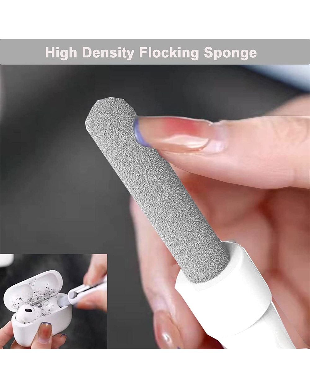 Portable Cleaner Kit For S Pro 3 2 Earbuds Cleaning Pen Brush Bluetooth Earphones Case Cleaning Tools For Hei front-3