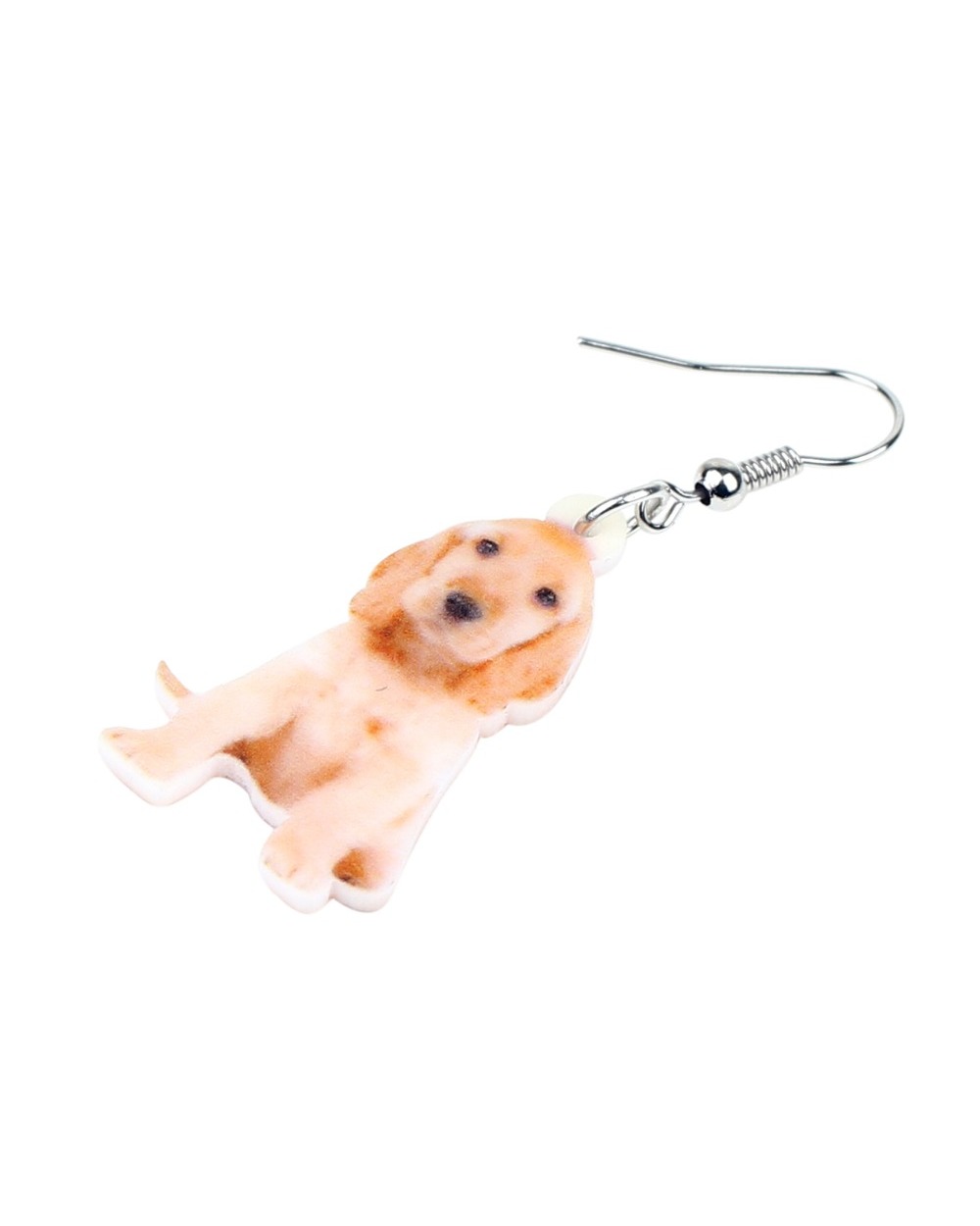 Acrylic Cute Cocker Dog Earrings Dangle Drop Stud Fashion Animal front-1