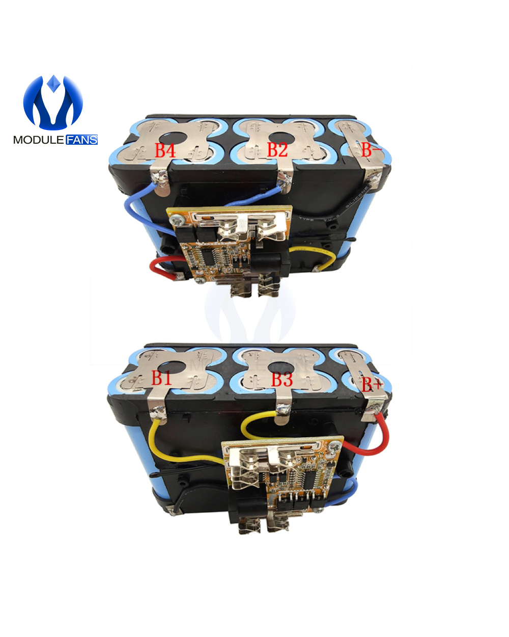 5S 18.5V 18A Bms 18650 Lithium Battery Protection Board Li-Ion Battery Cell Packs Short Circuit Over Charge Discharge P front-4