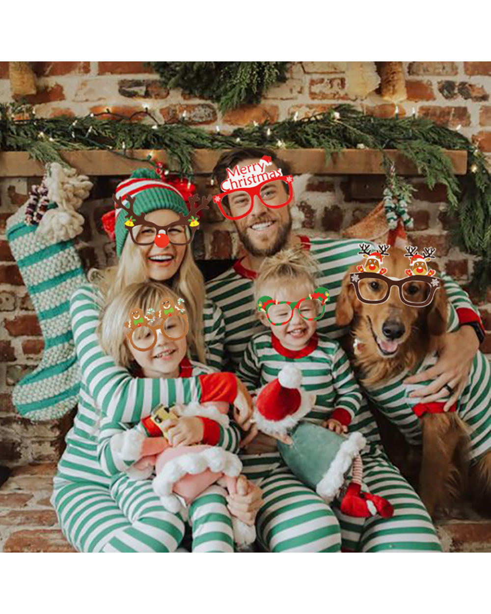 9pcs Merry Christmas Photo Booth Props front-5