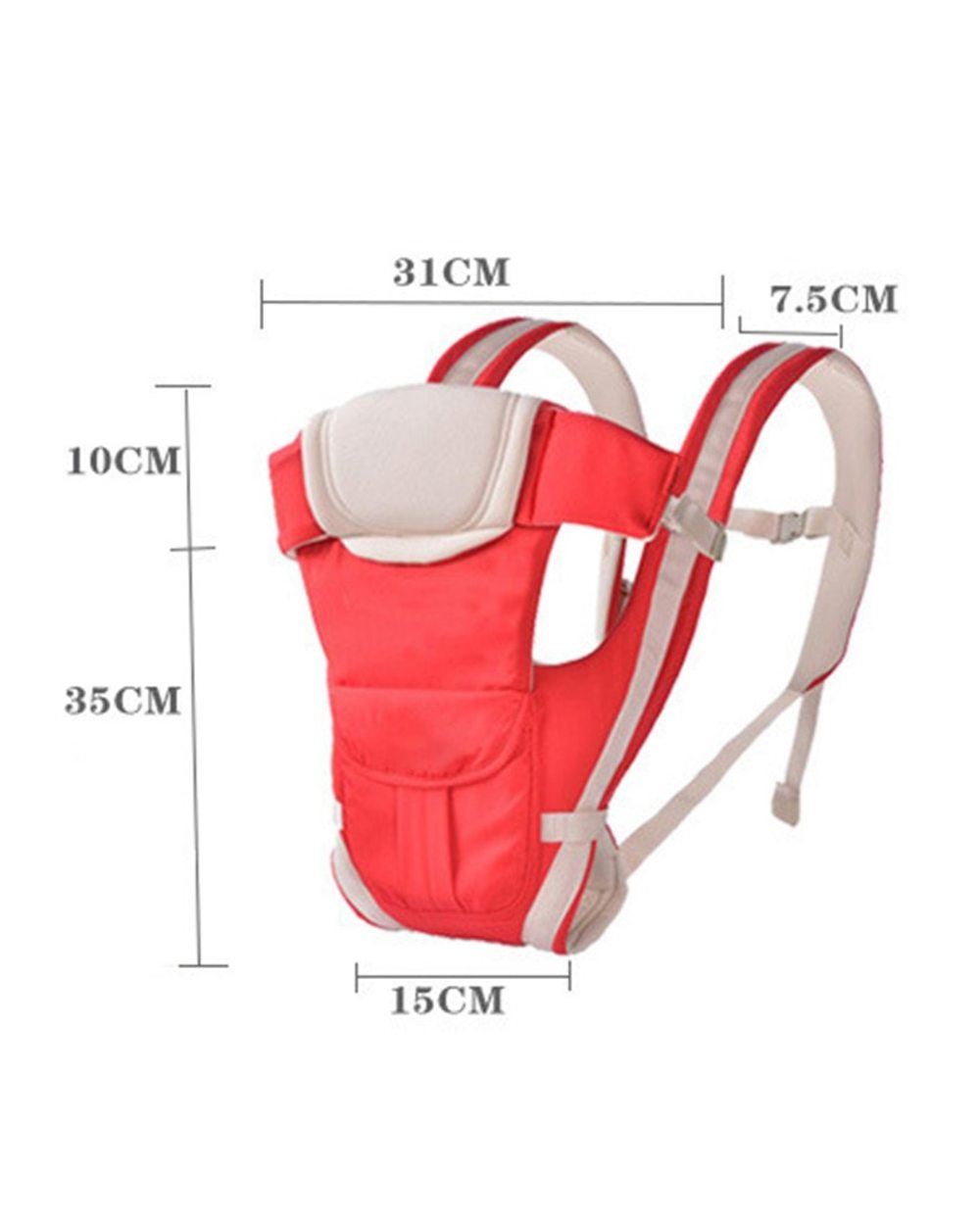 0-30 months baby carrier, ergonomic kids sling backpack pouch front-5