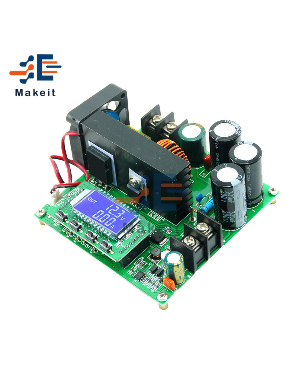 Bst900w Dc-Dc Boost Converter Lcd Display Step Up Power Supply Module 8-60V To 10-120V Voltage Transformer Module Regul front-0