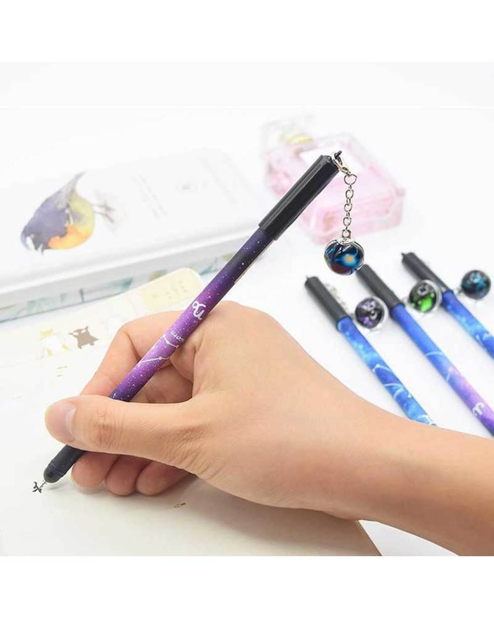 Luminous 12 Constellation Zodiac Sign Horoscope Astrology Gel Pen Student Neutral Pens For Child School Gifts Kawaii St front-4