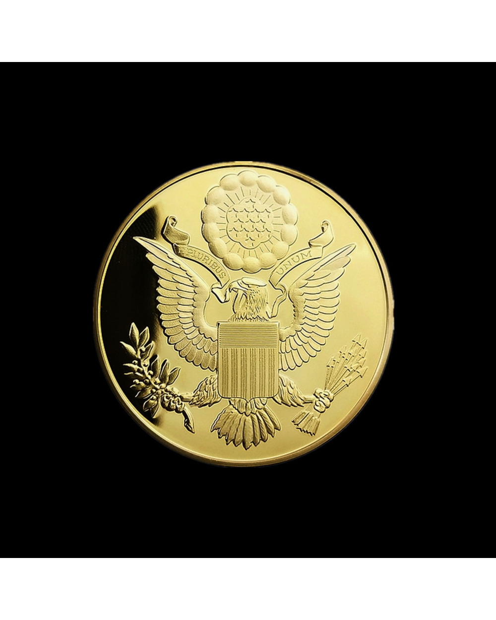 Masonic Challenge Coins US Dollar with Pyramid All-seeing Eye front-3