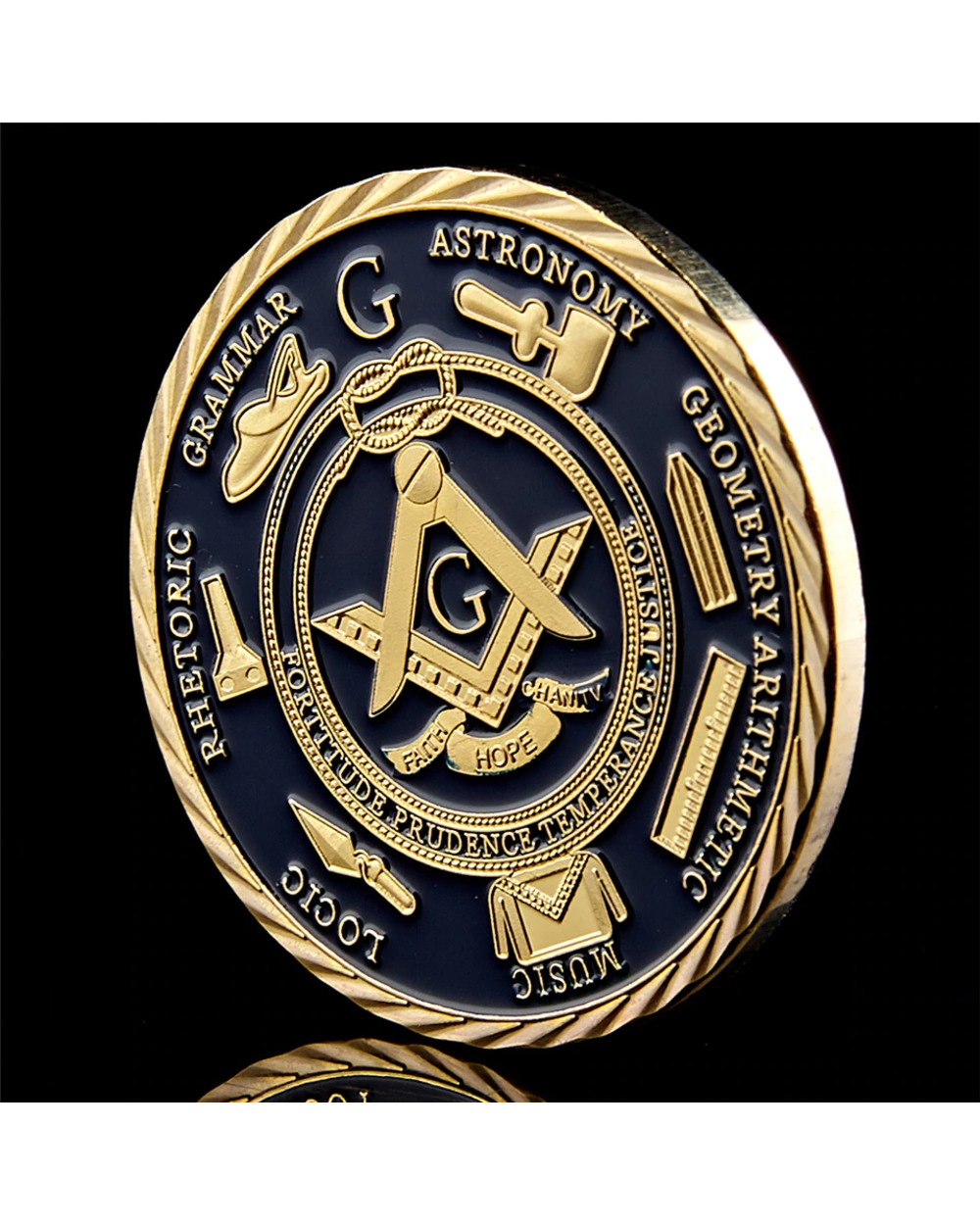 Brotherhood Of Man The Fatherhood Of God Masonic Coin front-2