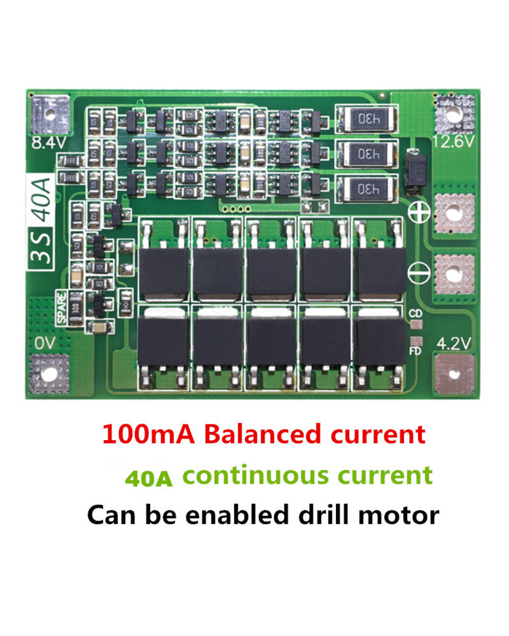 1S/2S/3S/4S/5S Li-Ion 18650 Lithium Battery Charger Lipo Cell Module Pcb Bms Protection Board For Drill Motor With Bala front-0