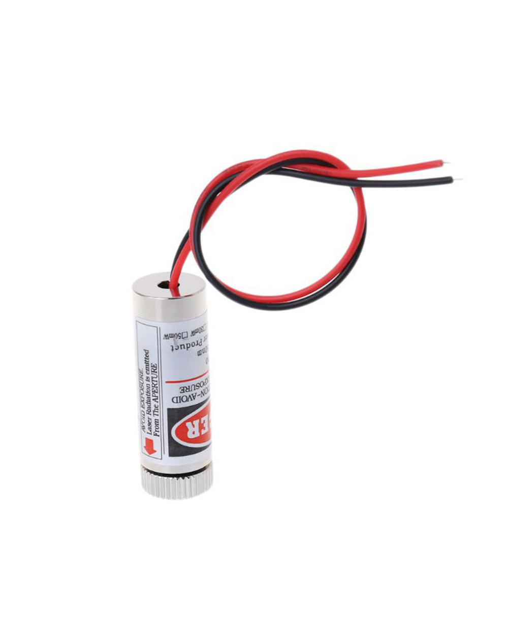 High Quality Red Line Laser Module 5Mw 650Nm Focus Adjustable Laser Head 5V Industrial Grade P0.05 front-2