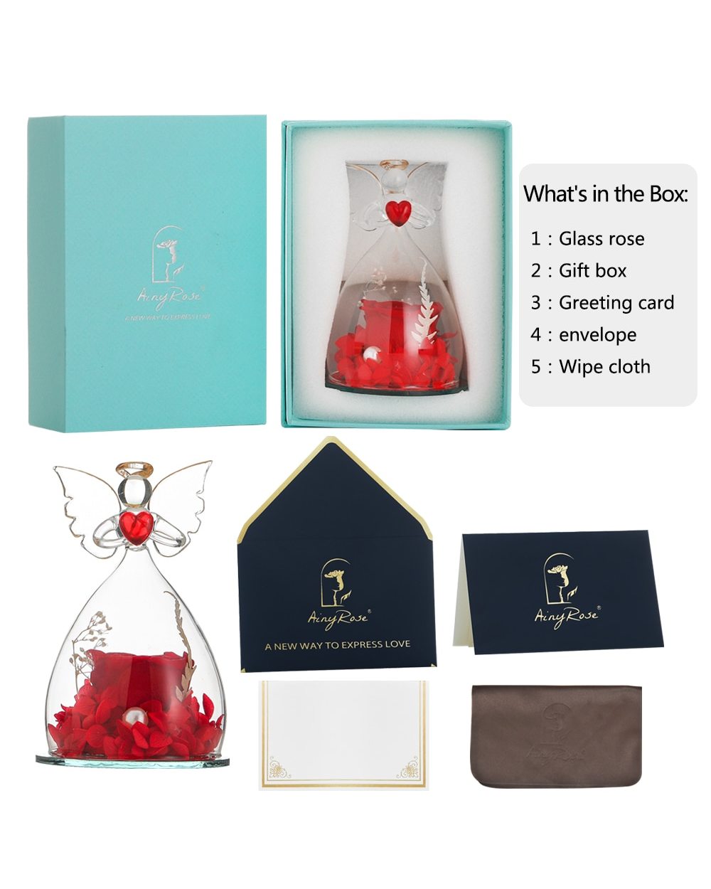 Preserved Rose Gifts for Mom on Mother's Day , Birthday ETC front-5