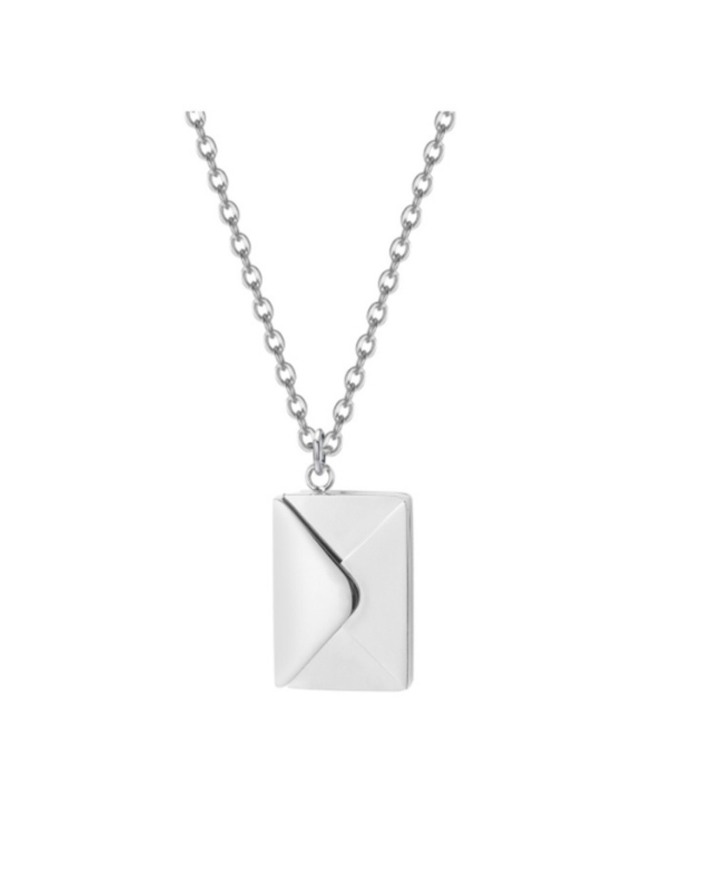 Love Letter Envelope Pendant Necklace Customized Stainless Steel Jewelry front-0