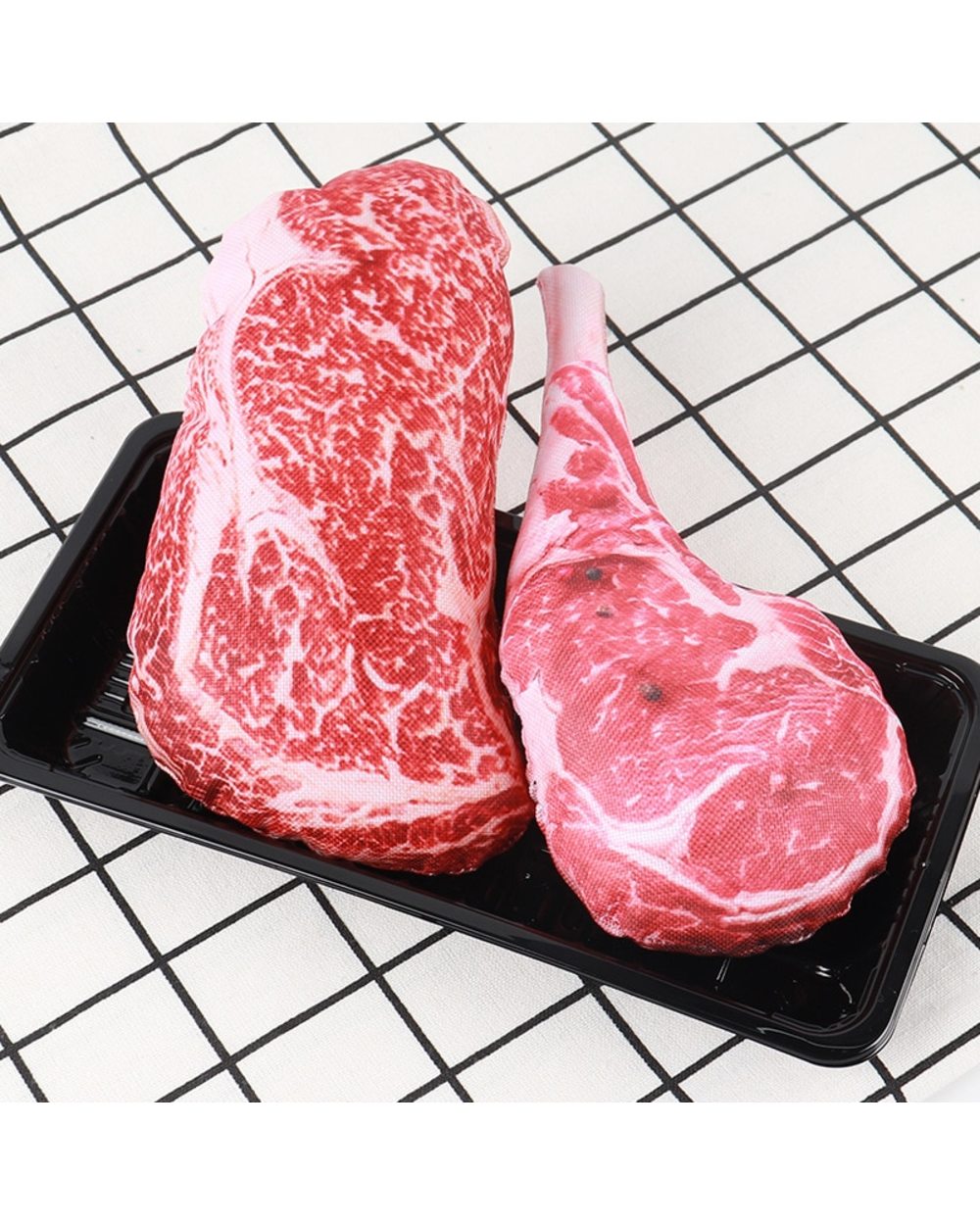 Dog Toys Pets Interactive Dog Toys Bite-resistant Steak Shape Chew Toys Chihuahua Pet Toys front-0