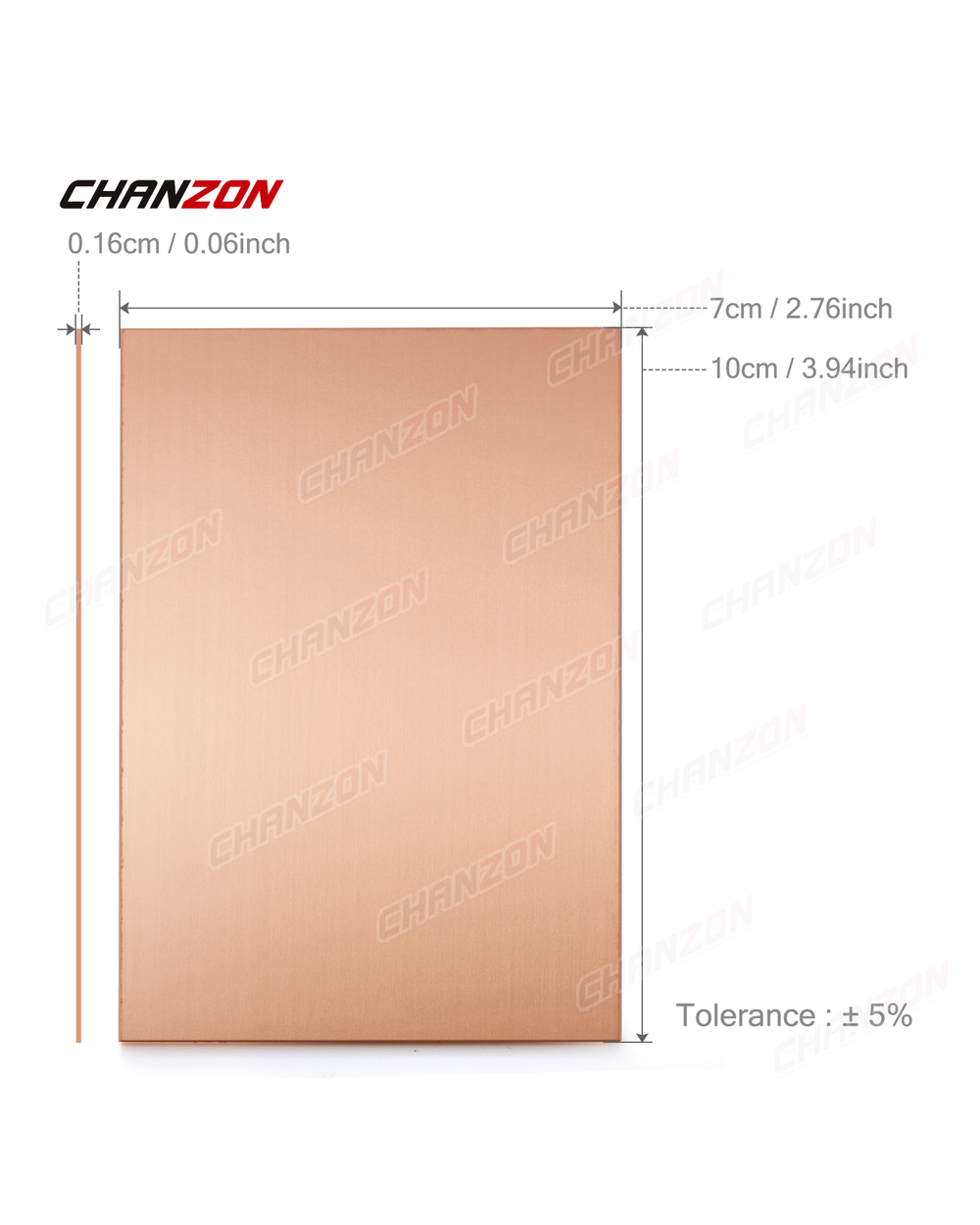 10Pcs 7X10 Cm Fr4 Single Sided Copper Plated Clad Laminate Universal Circuit Prototype Fr-4 Flexible Pcb Board For Etch front-1
