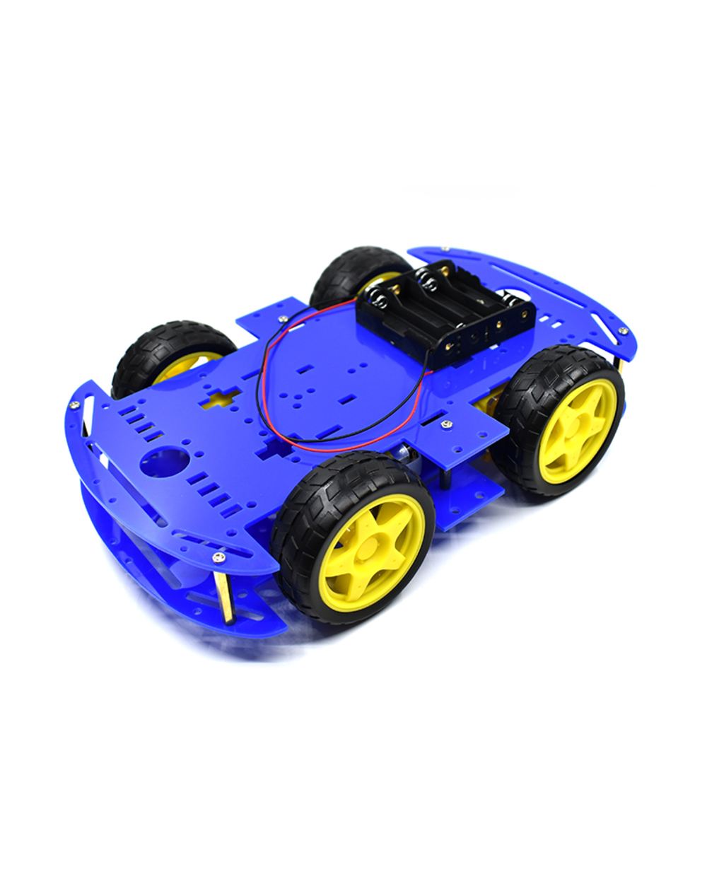 Smart Car Kit 4Wd Smart Robot Car Chassis Kits Car With Speed Encoder And Battery Box Diy Electronic Kit For Arduino front-2
