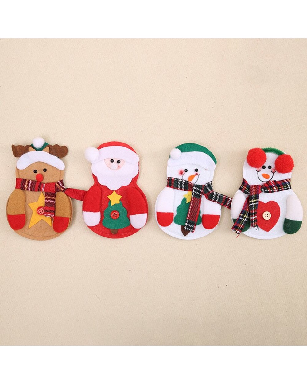 New Christmas Cutlery Set Faceless Gnome Santa Tulip Rudolph Doll Decoration For Home Gifts Ornaments Party Supplies front-3