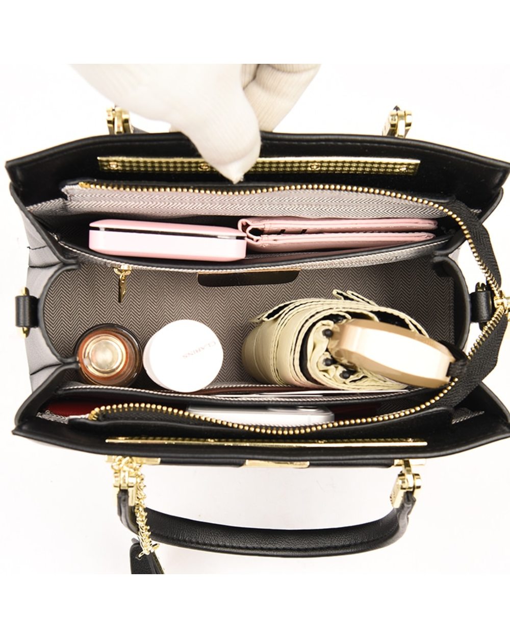 High Quality Solid Color Designer Women's Handbag Casual Concise Shoulder Bags for Women New Leather Ladies Crossbody front-3