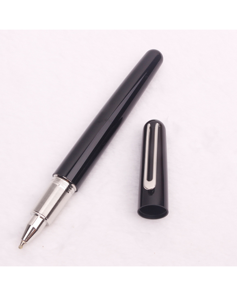 Mb Black Resin Monte M Roller Ball Pen Luxury Ballpen Capless Gel Pens High End Blance Fountain Pens Stationery front-3