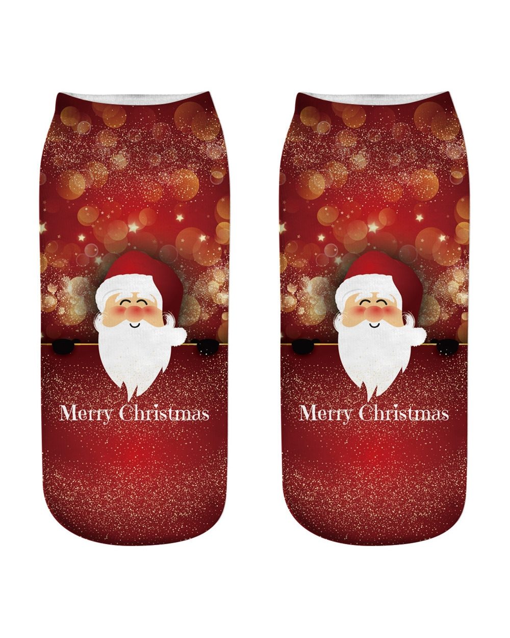Cotton Christmas Socks Christmas Decorations for Home Xmas Gifts Cristmas Decoration Noel New Year Kerst Natal 2022 front-2