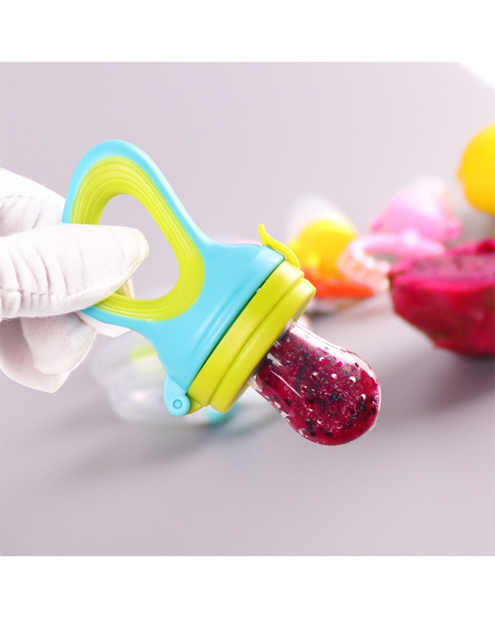 Newborn Pacifier Food Nibble Baby Pacifiers Feeder Kids Fruit Pacifier Feeding Safe Kids Training Nipple Teat Pacifier front-3