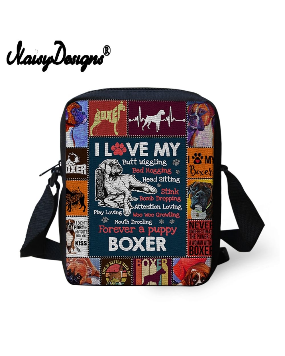Mini Messenger Bags Boxer front-0