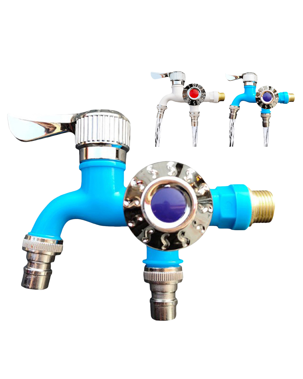 Multifunctional Dual Control Faucet front-0